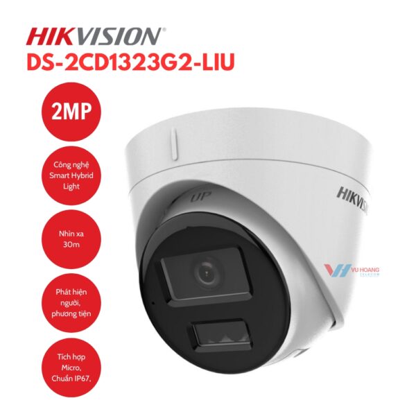 Camera HIKVISION DS-2CD1323G2-LIU 2MP