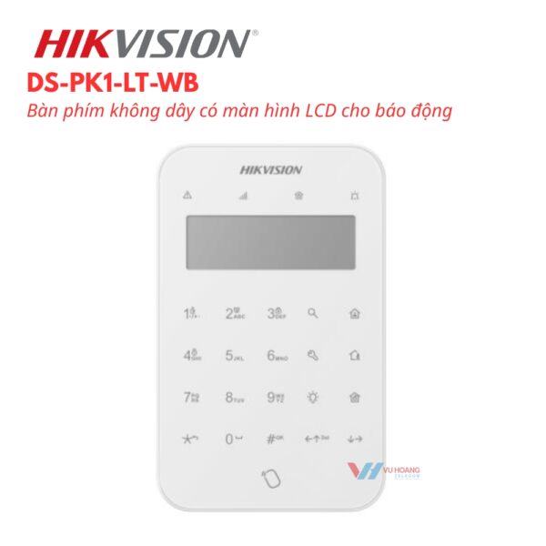 Bàn Phím Báo Động Hikvision DS-PK1-LT-WB