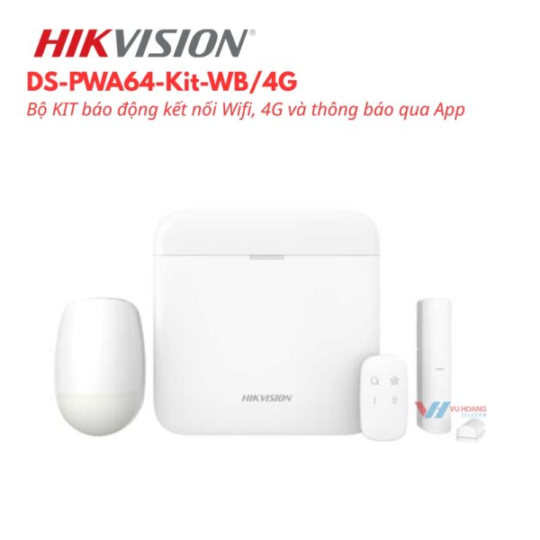 Trung Tâm Báo Động Hikvision DS-PWA64-Kit-WB/4G