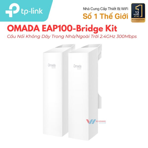 Cầu Nối Mạng Không Dây 500m Omada EAP100-Bridge Kit