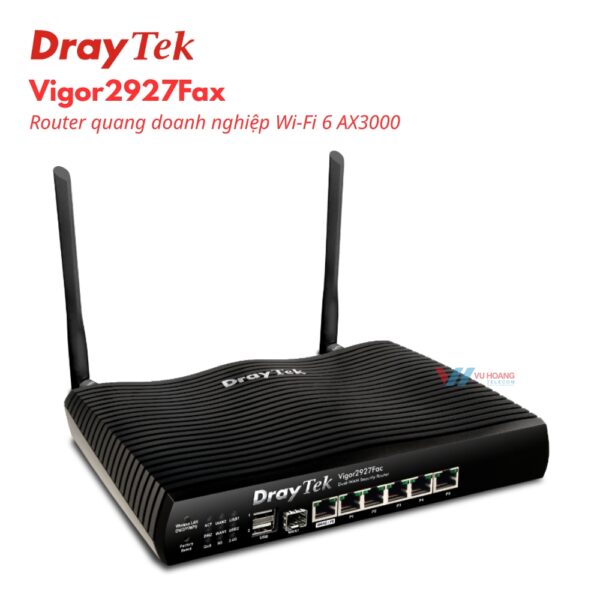 Router DrayTek Vigor2927Fax Cân Bằng Tải WAN Kép Giá Tốt