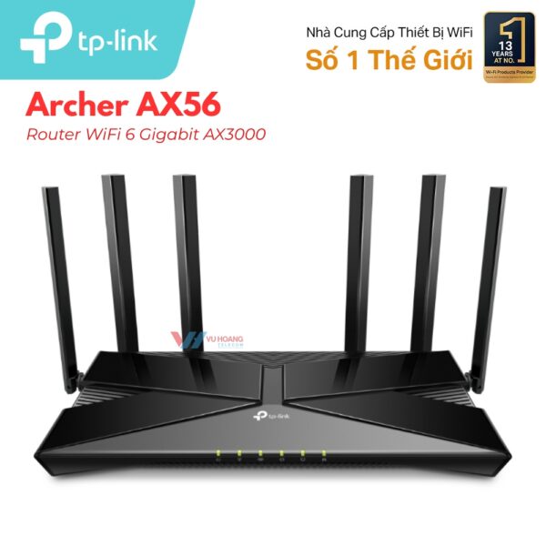Router WiFi 6 Gigabit AX3000 TP-LINK Archer AX56