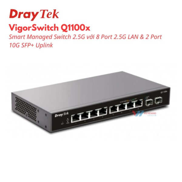 Switch Draytek VigorSwitch Q1070x 2.5GE VLAN 65Gbps