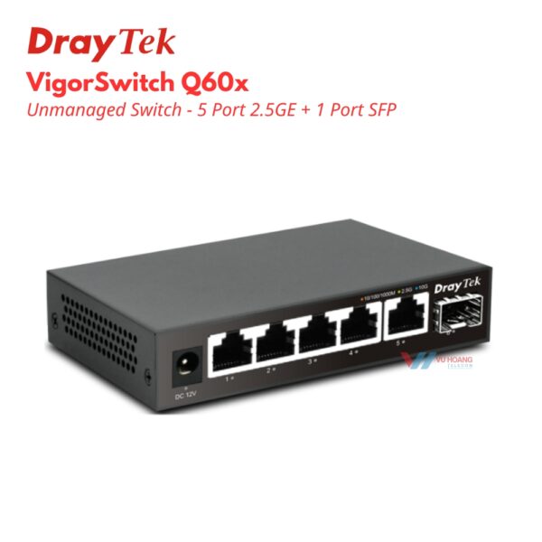 Switch Draytek VigorSwitch Q60x 2.5GE SFP+ 45Gbps
