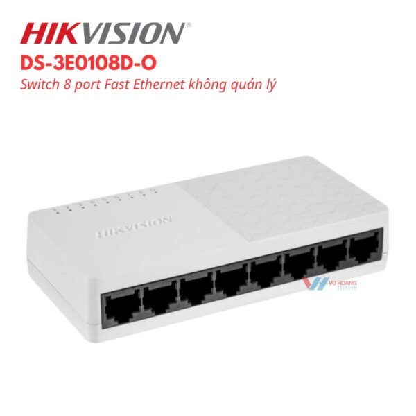 Switch HIKVISION DS-3E0108D-O 8 Cổng Cắm Là Dùng