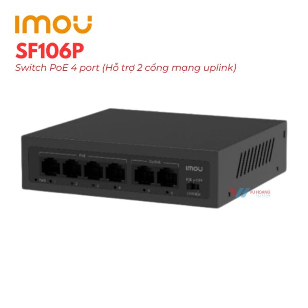 Switch PoE IMOU SF106P 4 Cổng