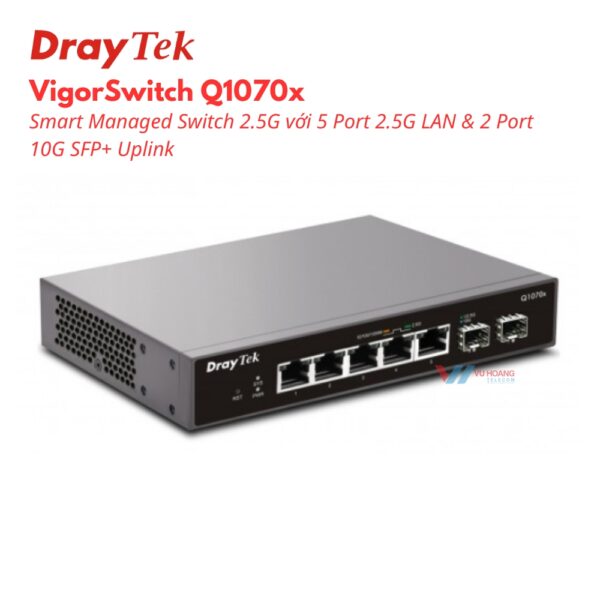 Switch Draytek VigorSwitch Q1070x 2.5GE VLAN 65Gbps