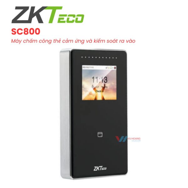 Chấm Công Thẻ RFID ZKTeco SC800 - 1
