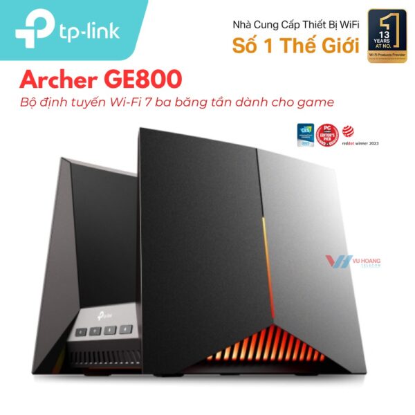 Router Wi-Fi 7 TP-Link Archer GE800 - 1